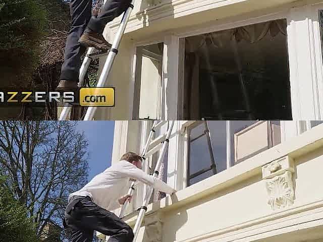 BRAZZERS - Hawt Homeowner Kayla Wild Trades Her Money Tip For A Double Dicking From Window Washers