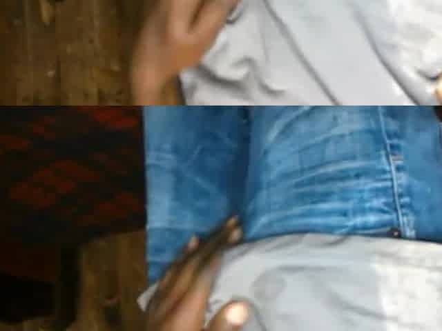 SOLO HUNK BBC DRY HUMP IN JEANS