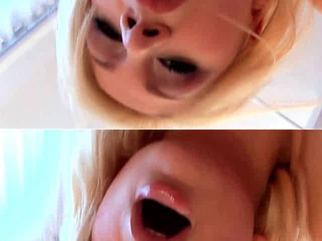 Blonde Babe Fingers Wet Pussy Closeup