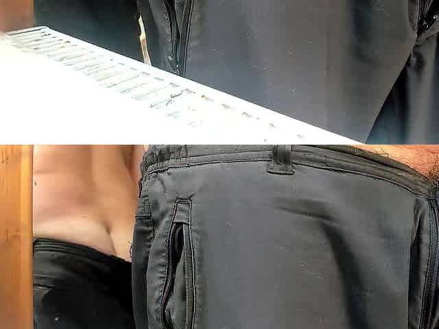penis peeking throughout