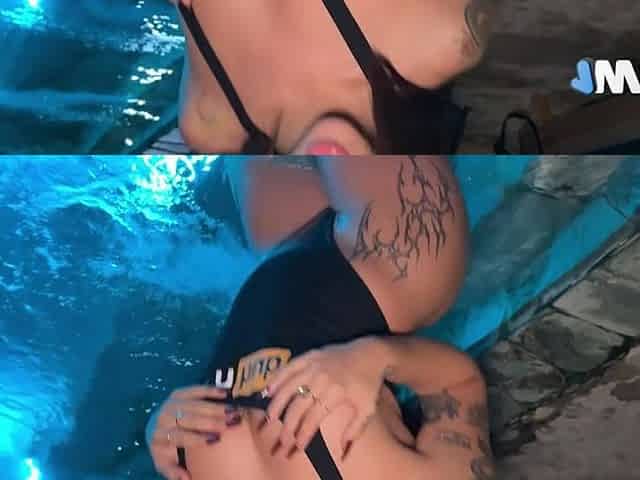 They bang me wildly in a jacuzzi! I love his large shlong.