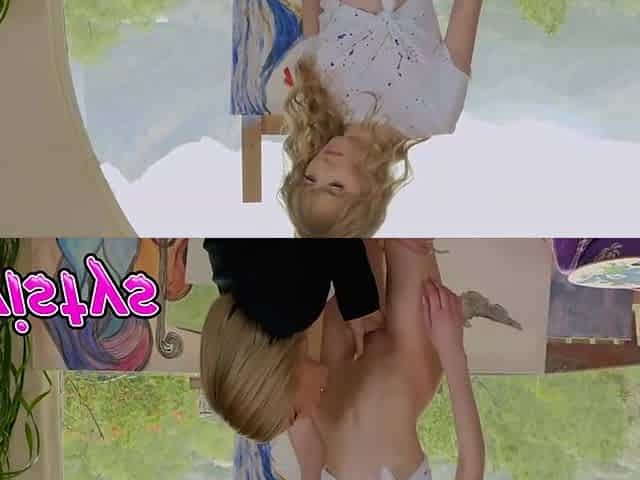 Cute spinner Mackenzie Moss gets taught a lesson by thicc babe