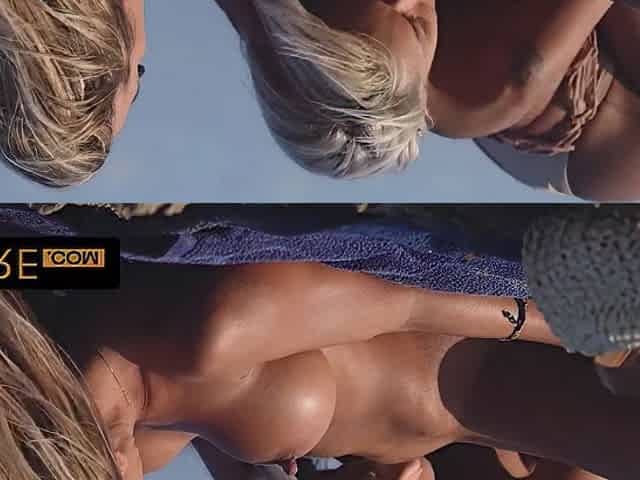 Lesbian Seduction By The Sea