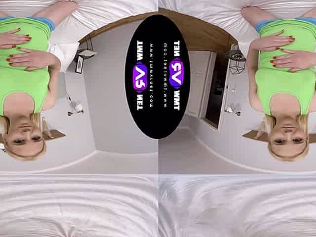 Hottie Takes A Solo Sex Tour - Cute Blonde Babe Solo Masturbation