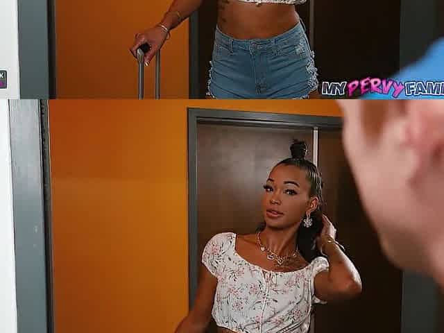 "We're Not Related"- Black Stepsis Screwed By Ginger Stepbro - Harley Dean - MyPervyFamily