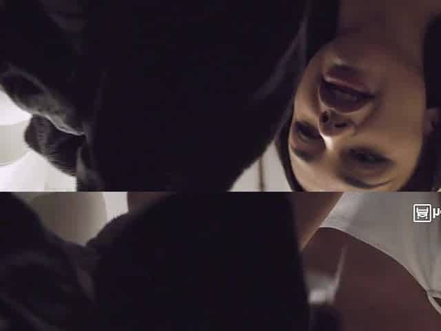 Squirting Brunette hair Almost Caught by Janitor During the time that Banging part 1