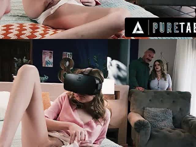 PURE TABOO Charles Dera & Codi Vore Check On Their Stepdaughter Coco Lovelock & Her VR Birthday Gift