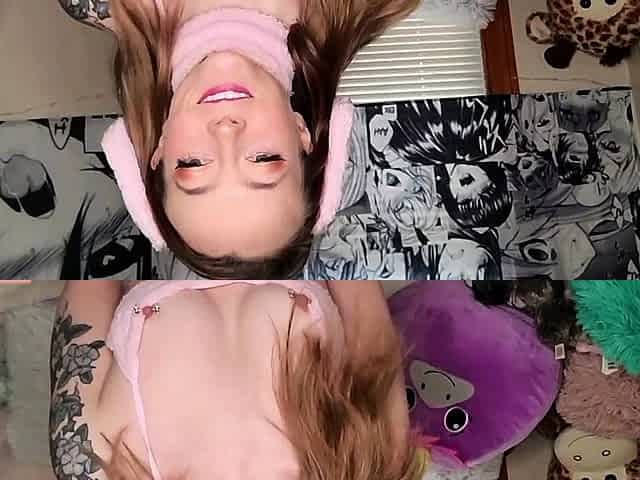Solo toy masturbation with lonely girl