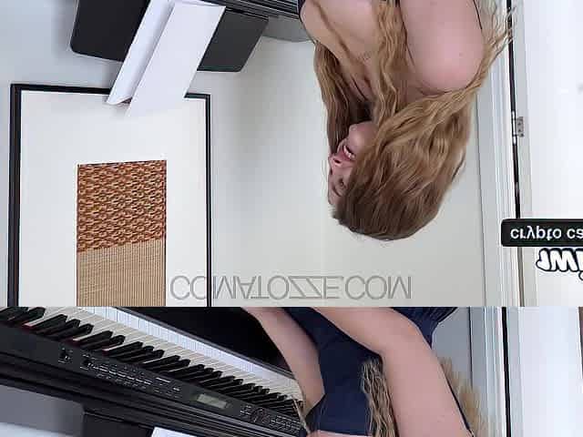 Breasty eighteen y.o Beauty enticed her teacher during a lesson