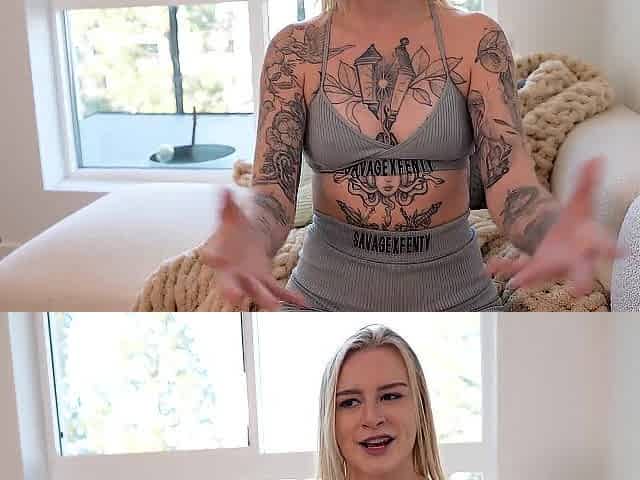 Bratty punk step sis demanded a FULL BODY MASSAGE - Sammy Stoner