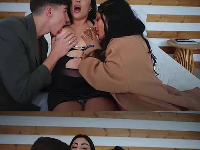 Sapphire Astrea & Yasmina Khan Share Brady Bud - Hawt Trio