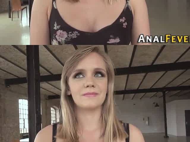Blonde Slut With Small Tits Butt Fucked