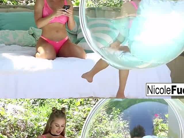 Selfie Taking Leads To Some Lesbian Fun - Nicole Aniston And Darcie Dolce