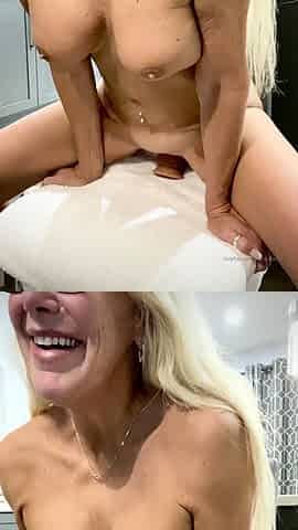 Blonde MILF with Big Boobs Playing Cam Free Porn