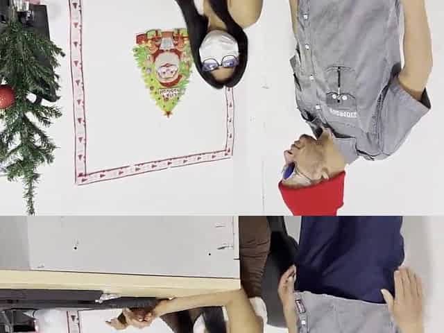 Strict Boss Punishes Hot Latin chick Secretary After Bad Performance Review