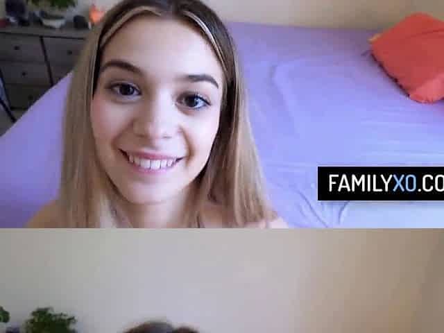 Slim blond wants for stepdaddy's biggest dick