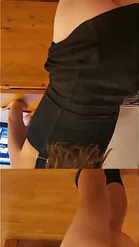 mother I'd like to fuck watching porn bent over table cum discharged
