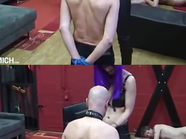 Cbt Cock Ball Torture For The Slave Of The German Mistress
