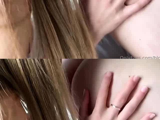 BlondieLillie-OnlyFans Double Dildo DP With Lovely Adrianax