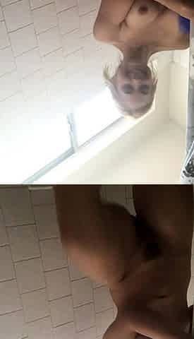 Amateur blond girl with big boobs getting fucked