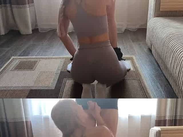 Fitness trainer steaming porn! Fitnestrener ravage in the mouth, babe cum in the throat. Luxury Eva close up, molten woman hooku