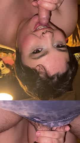 Big Lips Amateur POV Blowjob