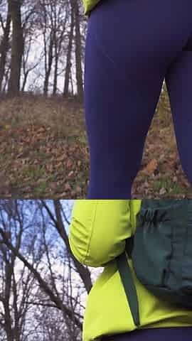 Sexy Outdoor Walk In Tight Yoga Pants Ass Worship