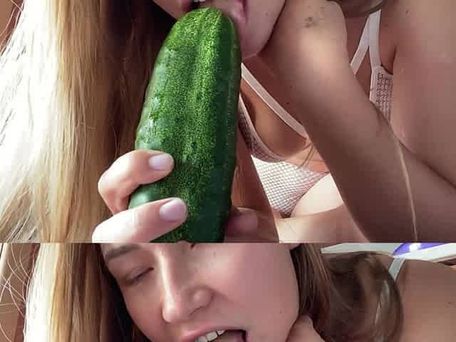 I'm Flirting with a Cucumber. Part One