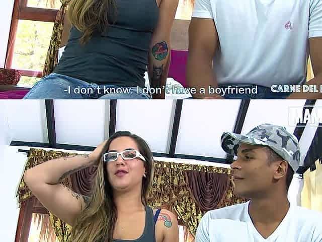 Curvy Latin babe Catica Mamor gets her hard Soaked - CARNE DEL MERCADO