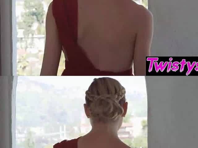 Twistys - Slim blond Anny Aurora worships Angela Whites large natural melons