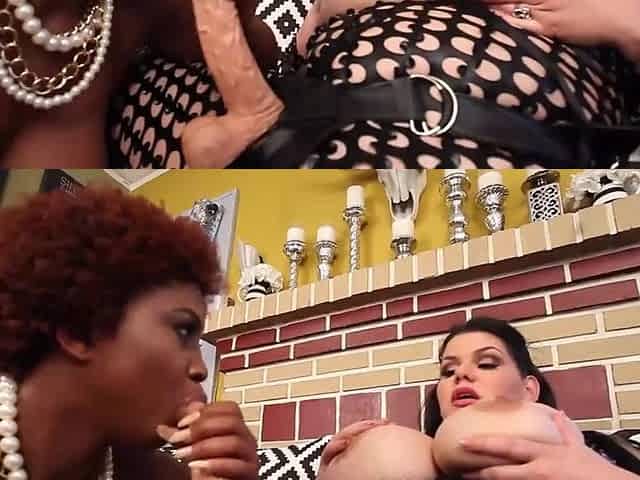 Bodacious TaTas Angelina Castro and Maserati Strap on Fuck