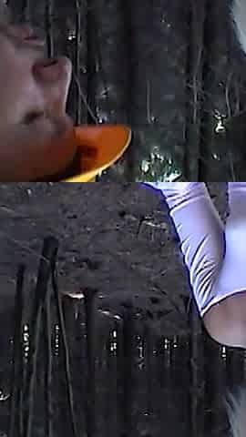 Teen Cindy in her outdoor blowy scene