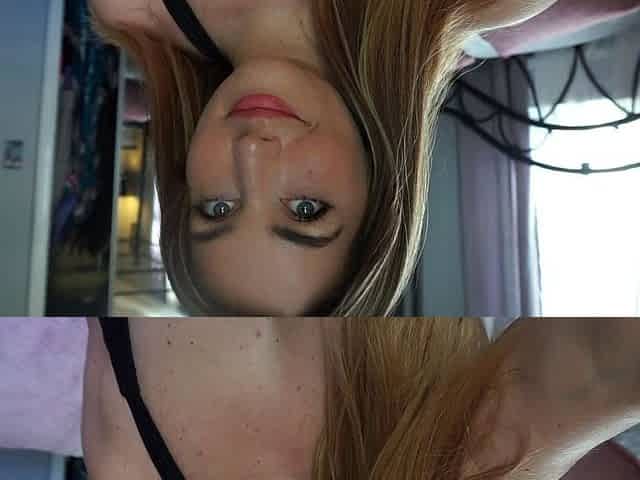 Busty brunette solo masturbation