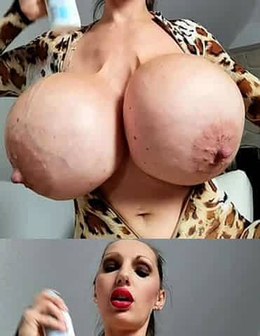 Great Big Boobs On Masturbating Redhead