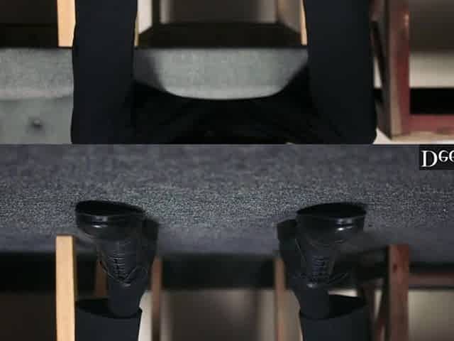 Deeper. Small chick takes on Ebony wang