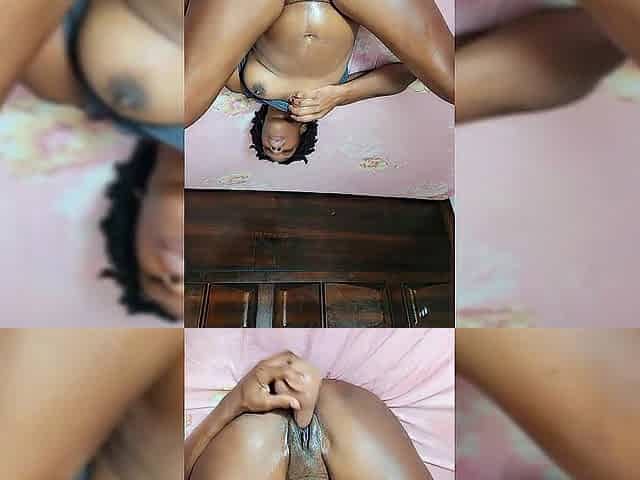 Cute Black Cutie Solo Masturbation