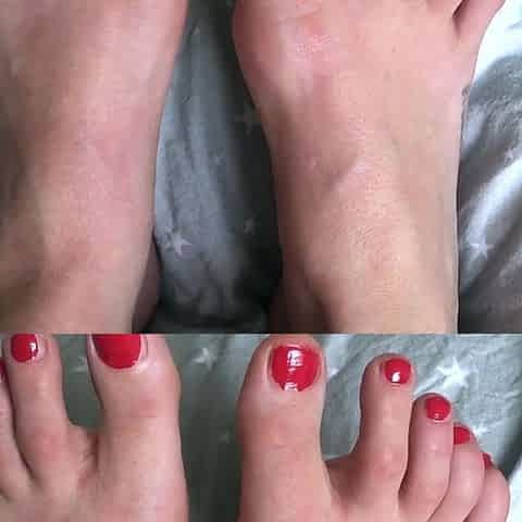 Maitresse Madelines solo foot fetish POV