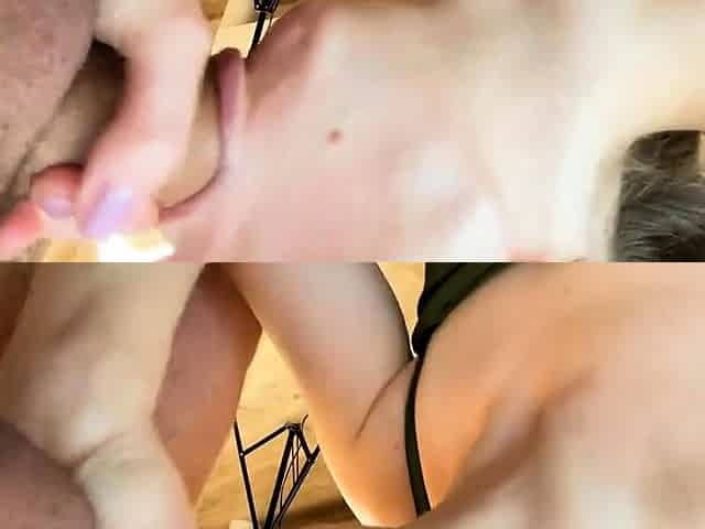 Cheating on Husband with His Friend - Amateur Teen POV Blowj