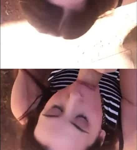 Real Amateur Outdoor Blowjob