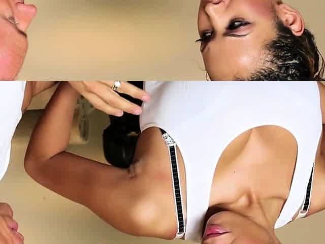 Massaged ebony babe getting pussyfucked