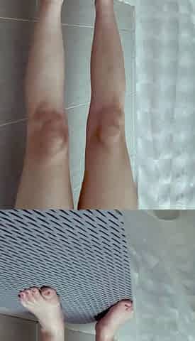 Asian Girl Roommate Caught on Cam Maturbating in Shower in