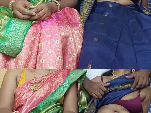 Married Sisters Enjoying Threesome Hot Sex