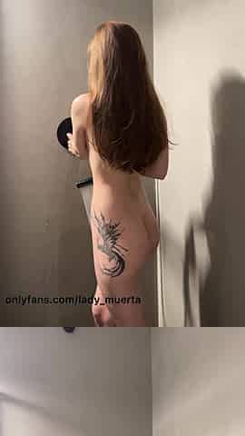 A nice-looking cutie takes a shower and Foam on melons
