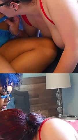 Lil Bleu J & Vicki Verona: Sensual College Lesbians Fuck Away Midterm Stress with Passionate Pussy Worship!