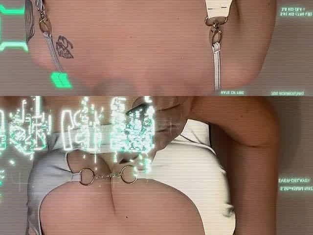 Cyber robot hotty JOI edging with countdown