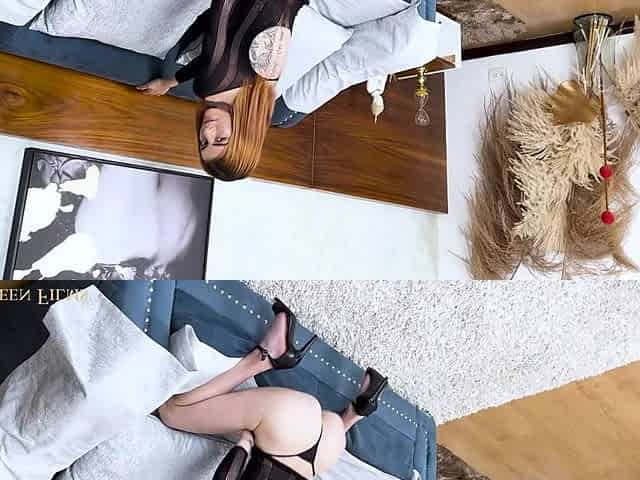 Colombian teen Katia sweet open ass 4on 1