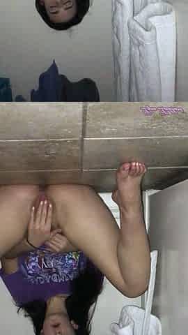 Hot Amateur Brunette Masturbating