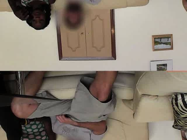 Sexy Ebony Wants a Taste Of White Dick