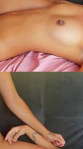 Rubbing the Pussy with Intense Moans