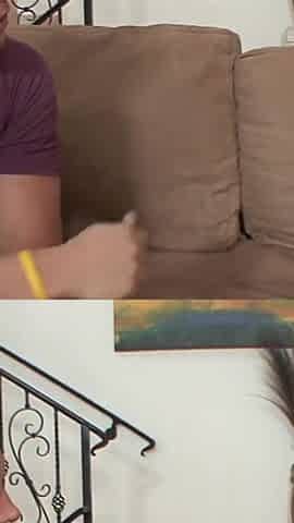 Tattooed teen Emma Mae sucks and fucks cock